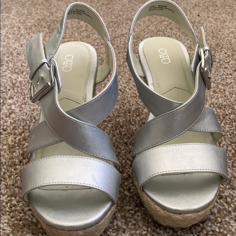 CATO Silver Wedges